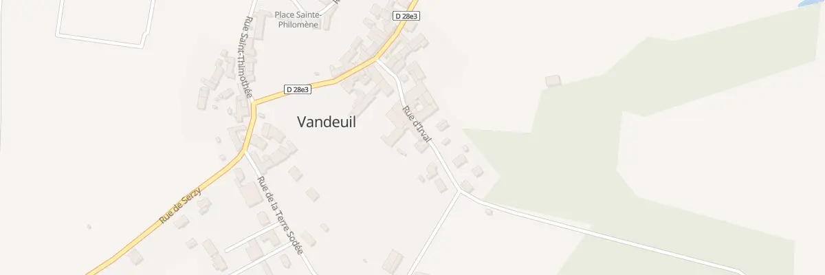 Plan du 8 Rue d’Irval à Vandeuil