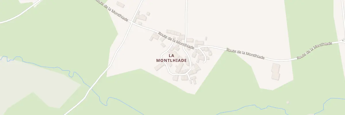 Plan du 9000F La Montlhiade à Chomelix