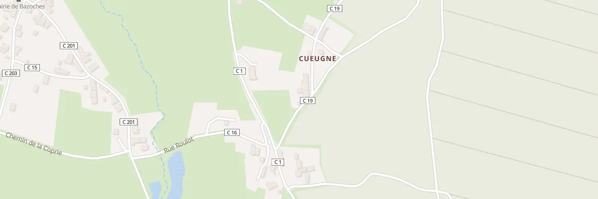 Plan du 3 Che de l’Oiseau à Bazoches
