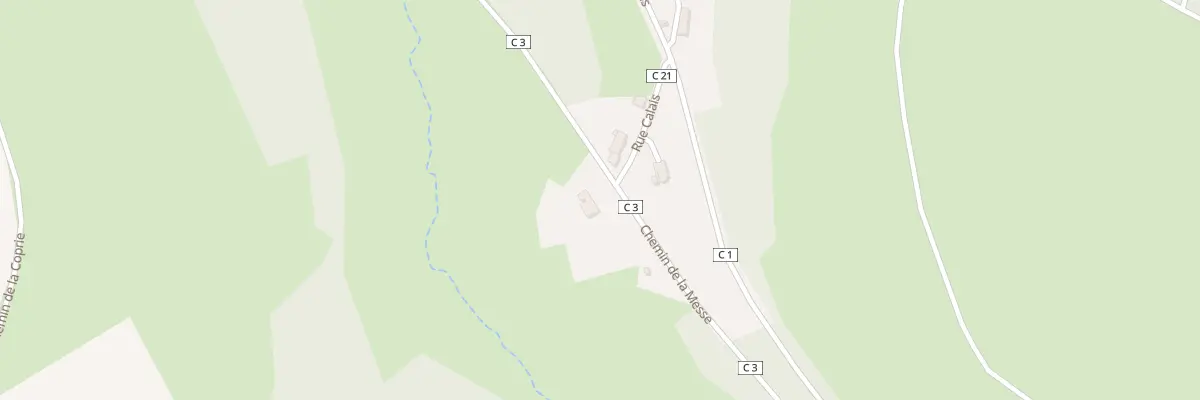 Plan du 2 Che de la Messe à Bazoches