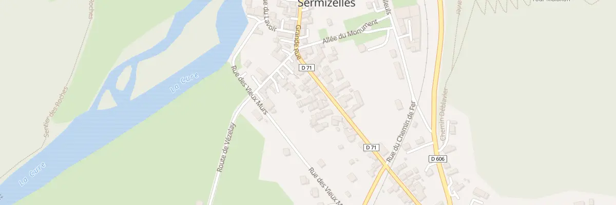 Plan du 64 Le Village à Sermizelles