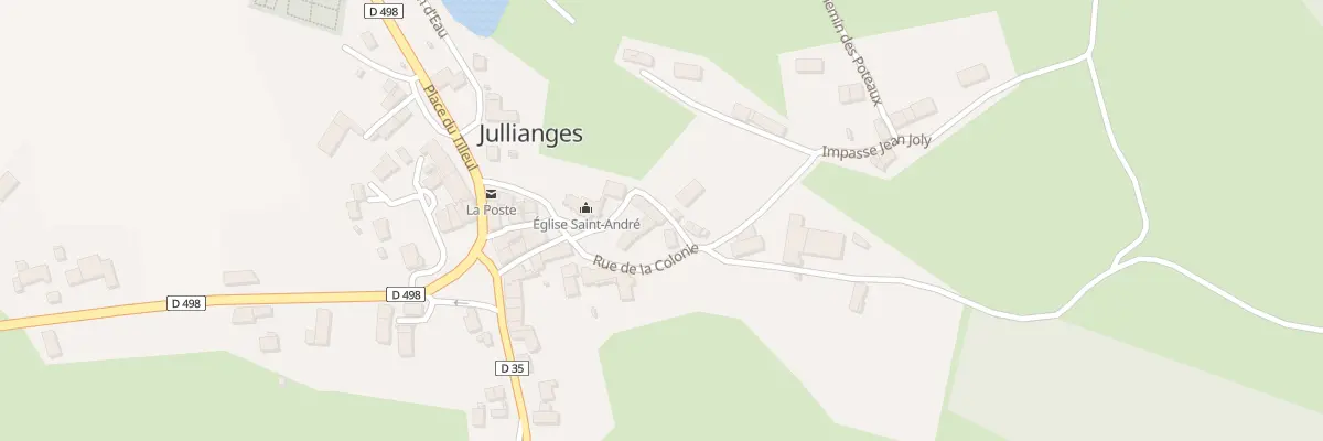 Plan du 46 Pl Saint André à Jullianges