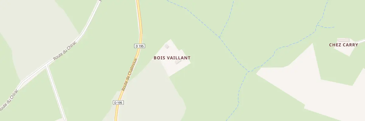 Plan du 2032 Rte de Chalmoux à Gilly-sur-Loire