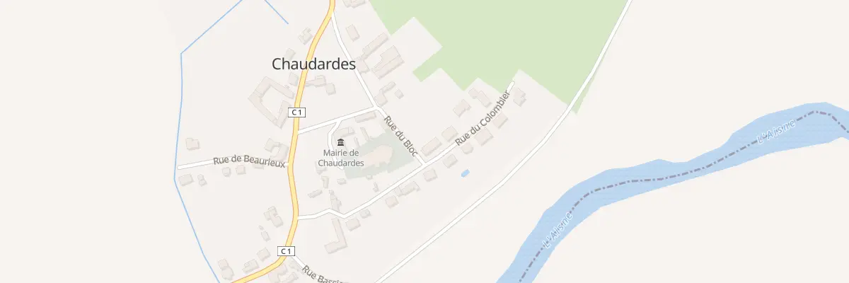 Plan du 7 Rue du Colombier à Chaudardes