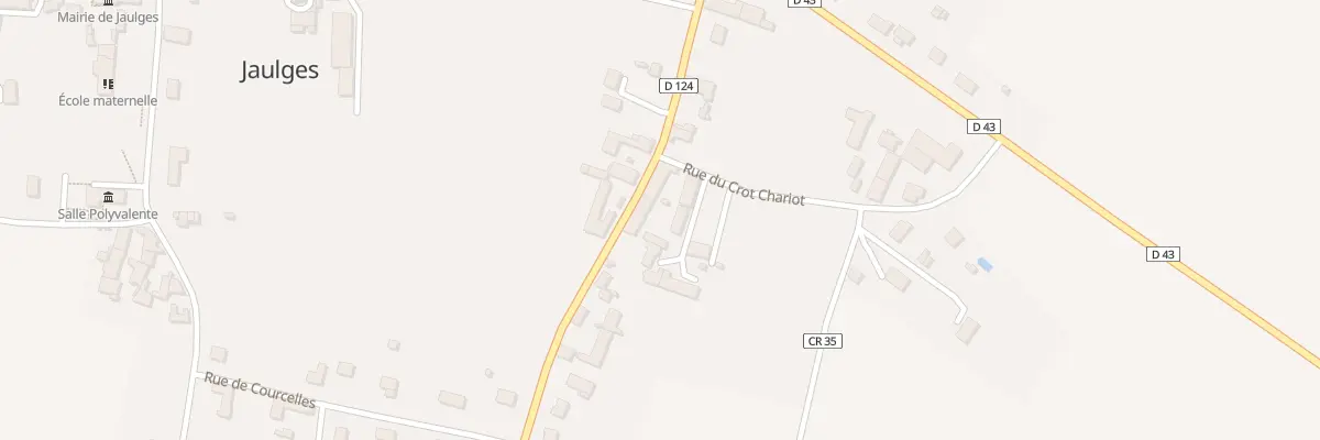 Plan du 7 Rue du Thureau à Jaulges