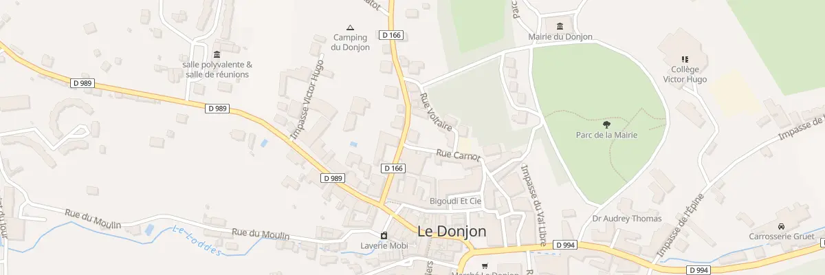 Plan du 6 Rue Carnot au Donjon