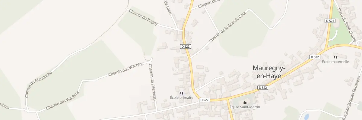 Plan du 17 Rue Charles de Gaulle à Mauregny-en-Haye