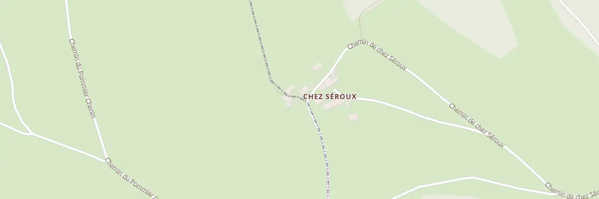 Plan du 1772 Che de Chez Séroux à Saint-Bonnet-des-Quarts