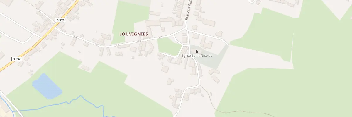 Plan du 24 Pl de Louvignies à Bavay