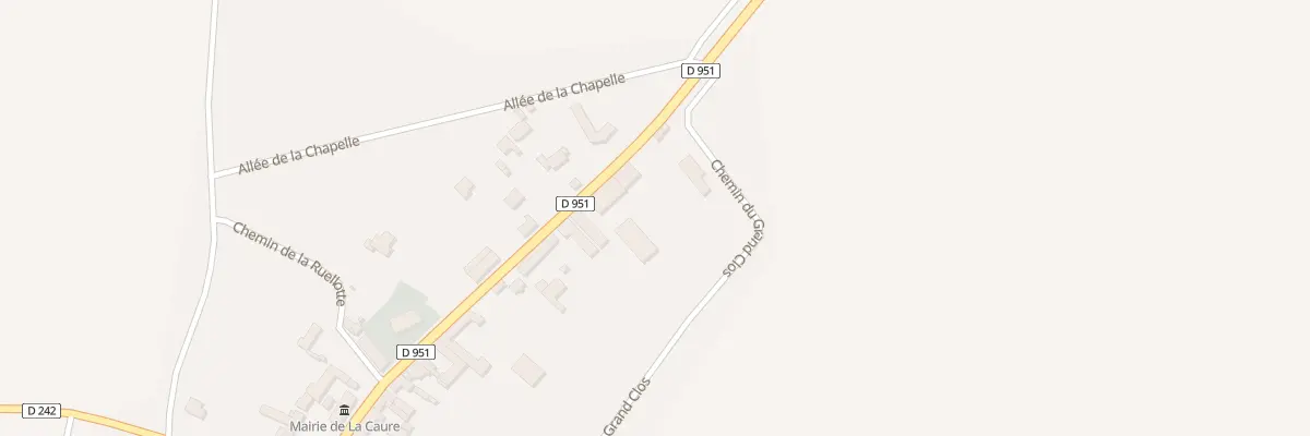 Plan du 1 Rue Principale à La Caure