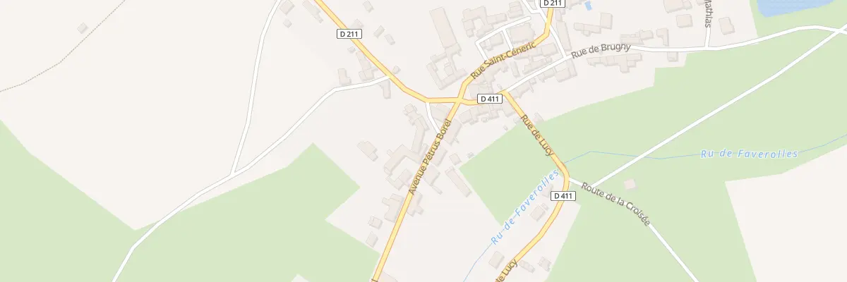 Plan du 1 Av Pétrus Borel au Baizil