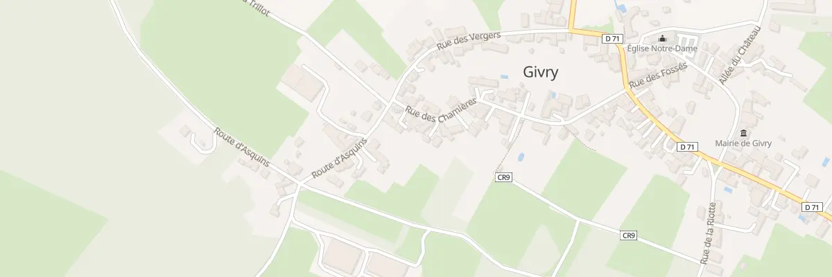 Plan du 39 Rue des Chamières à Givry