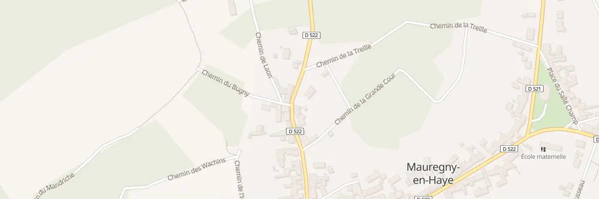 Plan du 18 Rue Charles de Gaulle à Mauregny-en-Haye