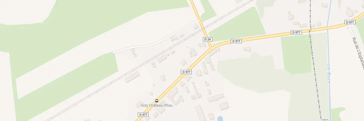 Plan du 19 Rue de la Gare à Gizy