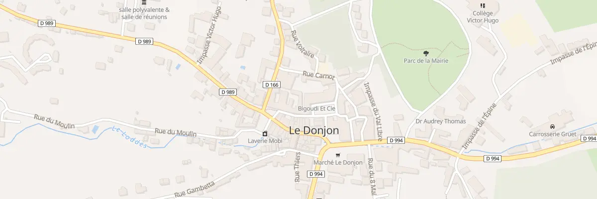 Plan du 5 Rue Gacon-Poncet au Donjon