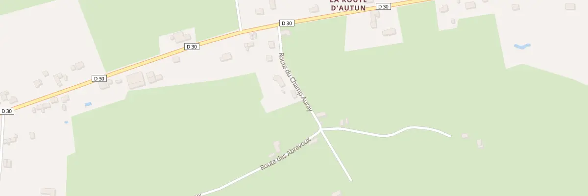 Plan du 8 Rte du Champ Auray à La Nocle-Maulaix