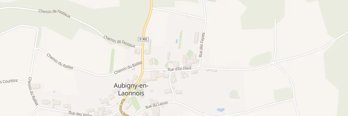 Plan du 5 Rue d’En Haut à Aubigny-en-Laonnois