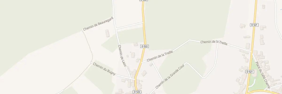 Plan du 33B Rue Charles de Gaulle à Mauregny-en-Haye