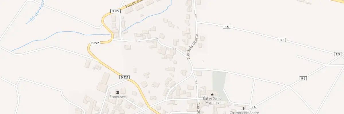 Plan du 3 Rue du Colonel Fabien à Œuilly