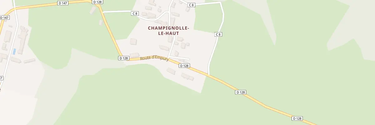 Plan du 178 Champignolle Le Haut à Bazoches