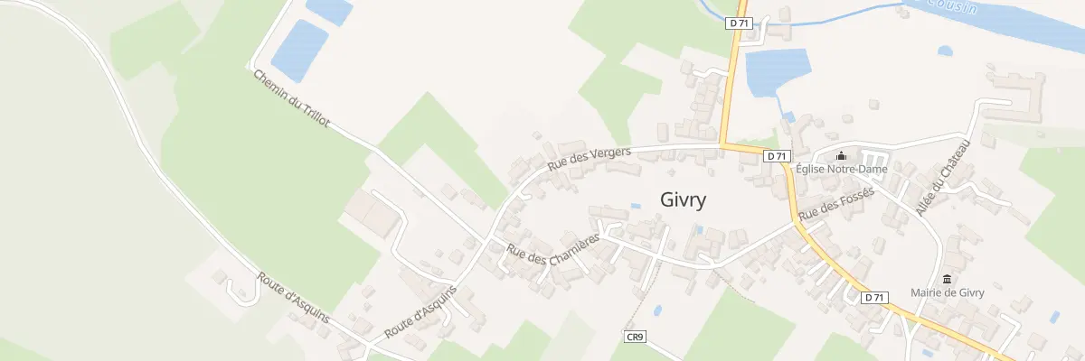 Plan du 15 Rue des Vergers à Givry