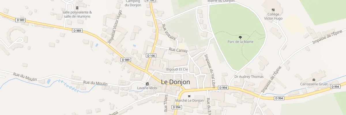 Plan du 5 Rue Carnot au Donjon