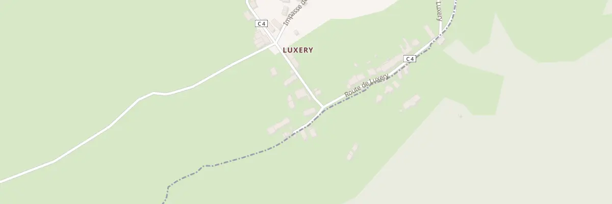 Plan du 97 Luxery à Pouques-Lormes