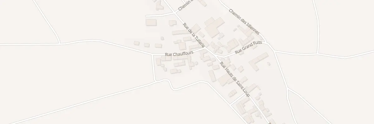 Plan du 2B Rue Chauffours à Villevenard