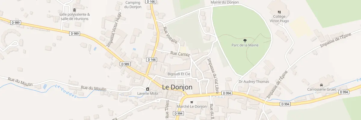 Plan du 3 Rue Carnot au Donjon