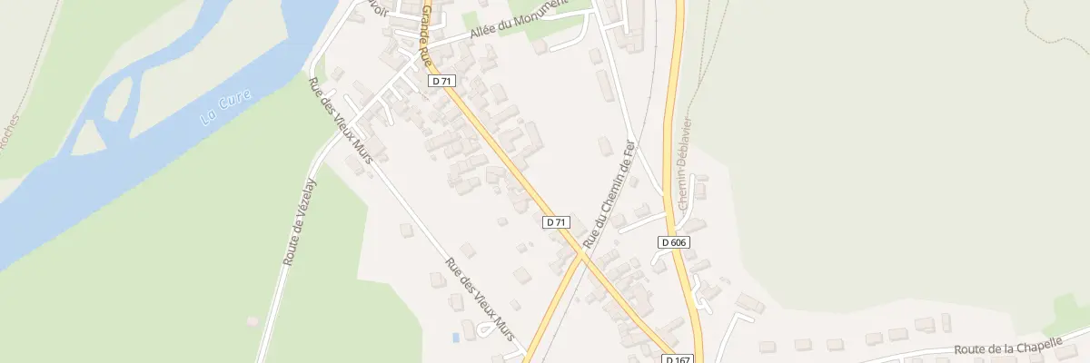 Plan du 54 Gr Grande Rue à Sermizelles