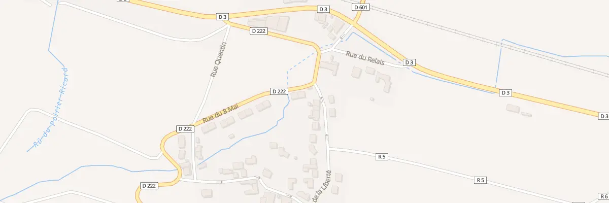 Plan du 36 Rue du Huit Mai à Œuilly
