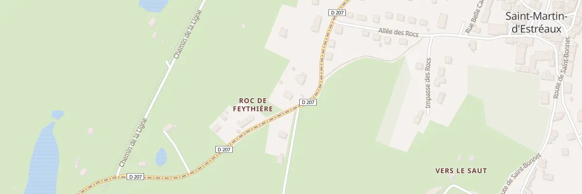 Plan du 5167 Roc de Feythiere à Saint-Pierre-Laval