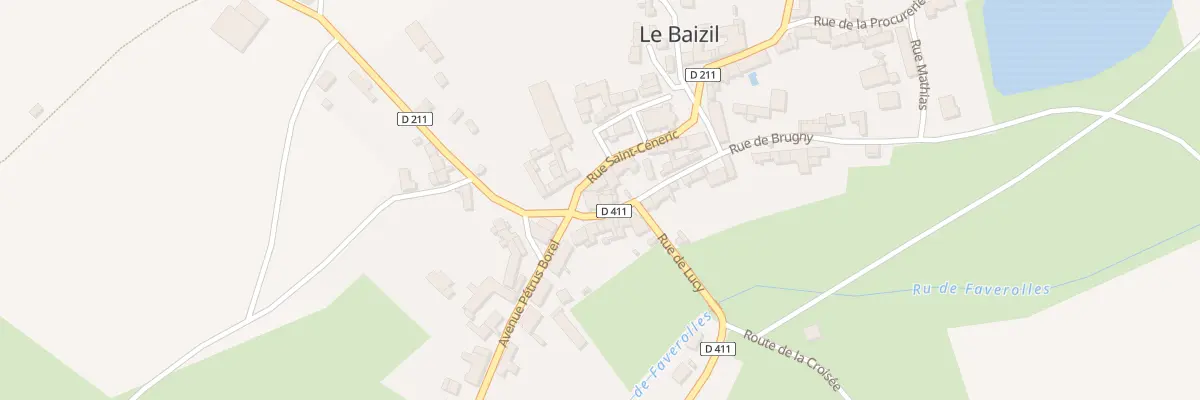 Plan du 5 Pl du Parlement au Baizil