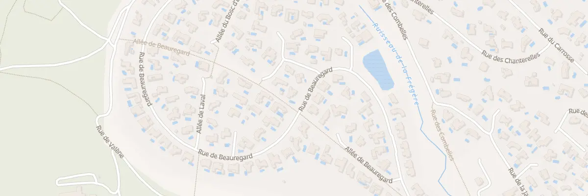 Plan du 612 Rue de Beauregard à Saint-Gély-du-Fesc