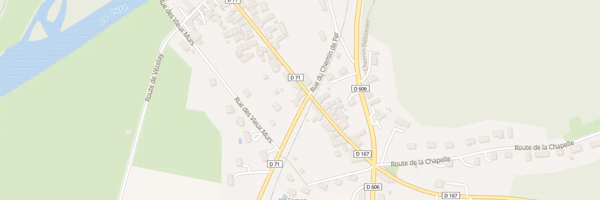 Plan du 1 Rte de la Gare à Sermizelles