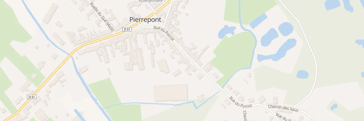 Plan du 16 Rue du Porcot à Pierrepont
