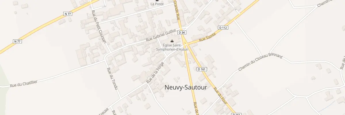 Plan du 5 Rue de la Forge à Neuvy-Sautour