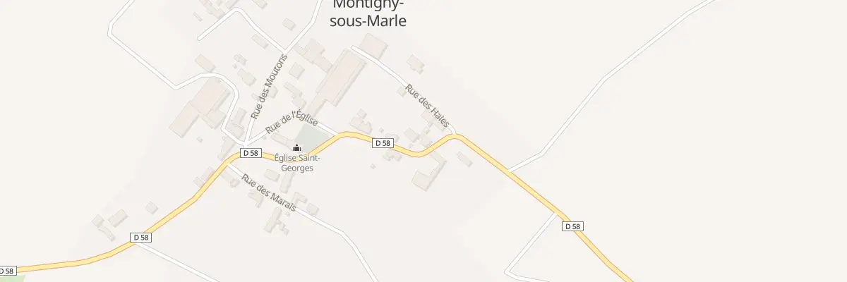 Plan du 21 Rue de Cilly à Montigny-sous-Marle