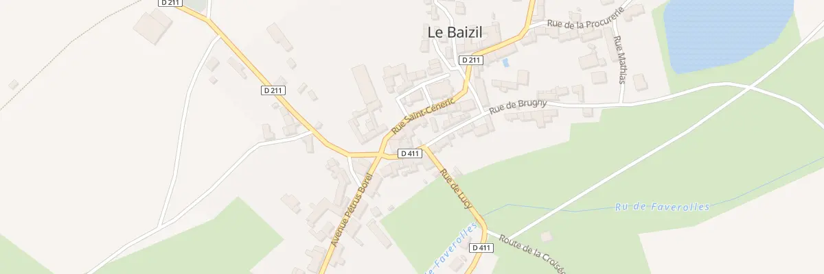 Plan du 3 Rue Saint Cénéric au Baizil