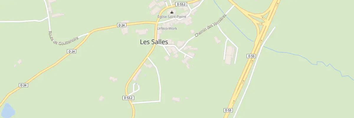 Plan du 2 Pl du Tilleul aux Salles
