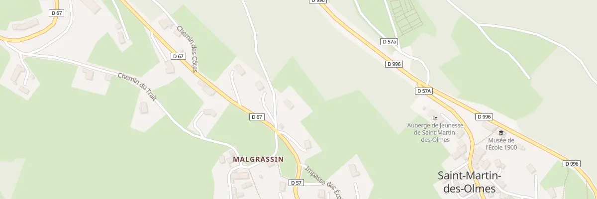 Plan du 5300 Malgrassin à Saint-Martin-des-Olmes