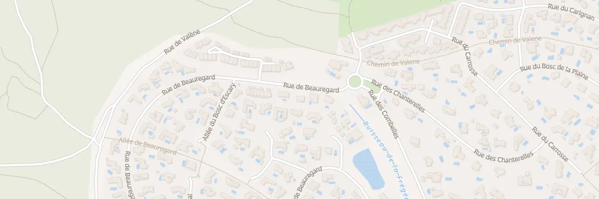 Plan du 1480 Rue de Beauregard à Saint-Gély-du-Fesc