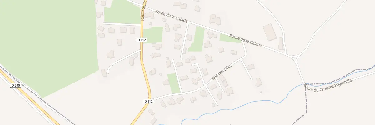 Plan du 5004 Les Reliades à Saint-Vidal