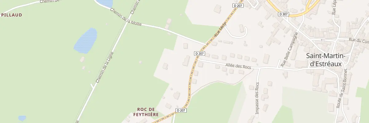 Plan du 5128 Roc de Feythiere à Saint-Pierre-Laval