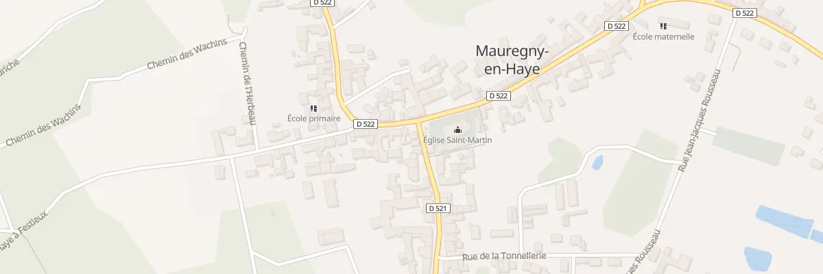Plan du 2 Rue de la Croix à Mauregny-en-Haye