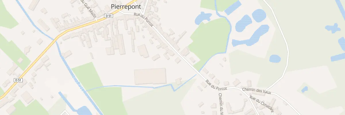 Plan du 20 Rue du Porcot à Pierrepont
