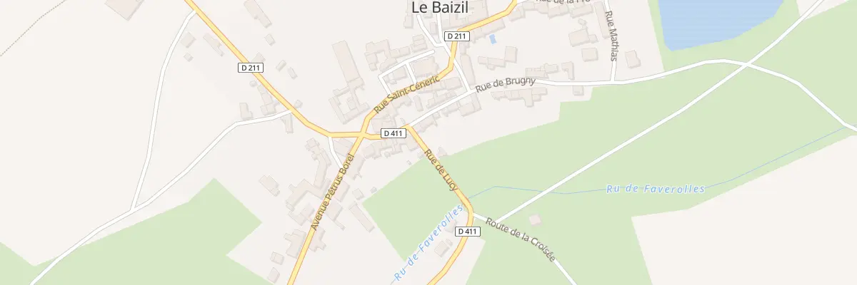 Plan du 7 Rue de Brugny au Baizil