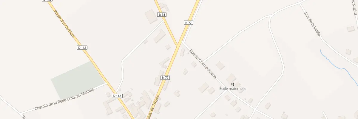 Plan du 29 Rue du Champ Pussin à Neuvy-Sautour