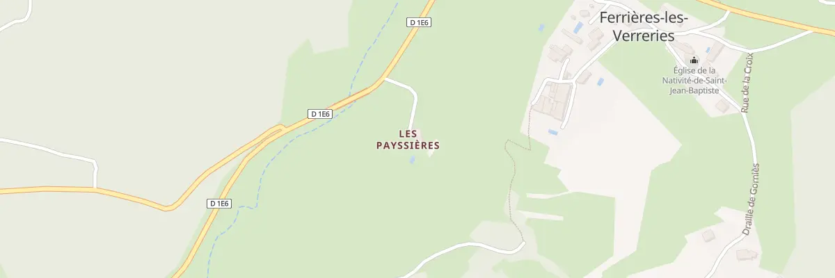 Plan du 5369F Les Payssieres à Ferrières-les-Verreries