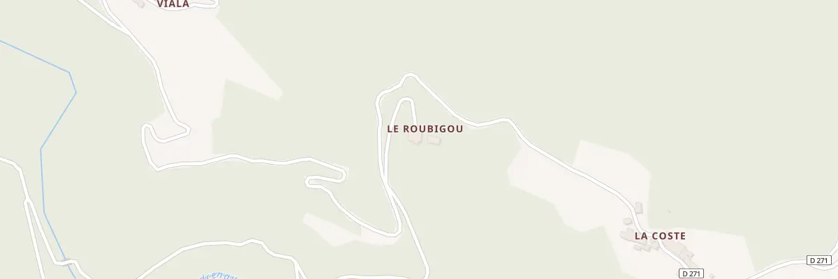 Plan du 5072 Le Roubigou à Soudorgues